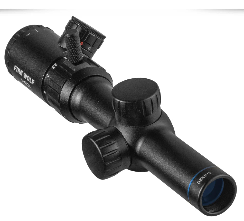 FIRE WOLF 1-4x20 Illuminated Green/Red Dot Rifle Scope