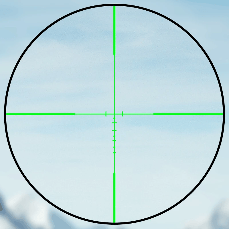 FIRE WOLF 1-4x20 Illuminated Green/Red Dot Rifle Scope