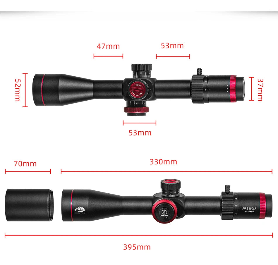 FIRE WOLF QZ 4-16X44 Scope