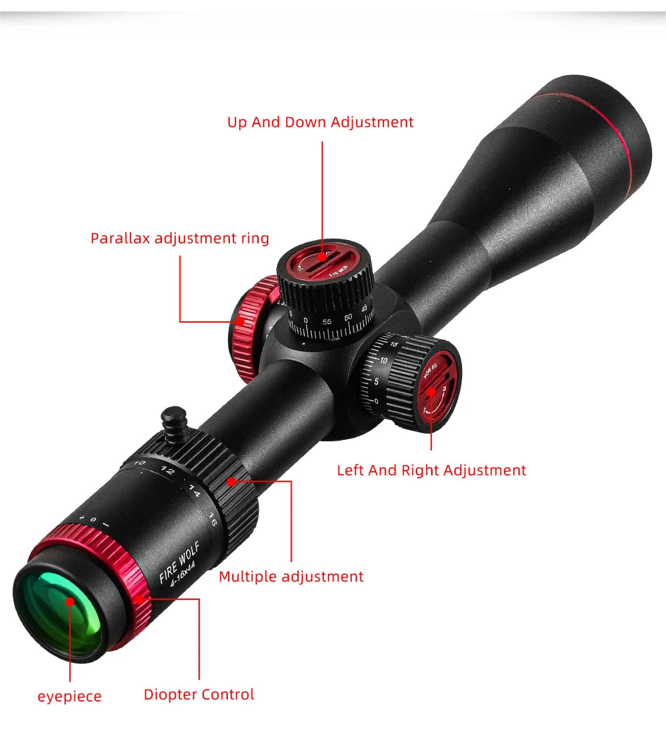 FIRE WOLF QZ 4-16X44 Scope