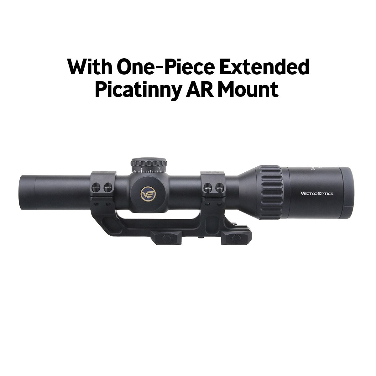 Vector Optics Continental 1-6x24 Tactical LPVO Riflescope