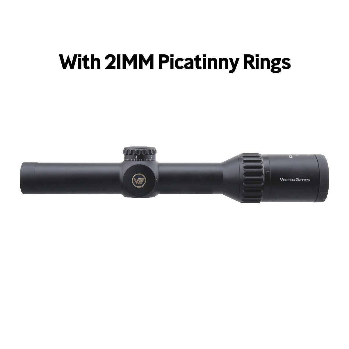 Vector Optics Continental 1-6x24 Tactical LPVO Riflescope