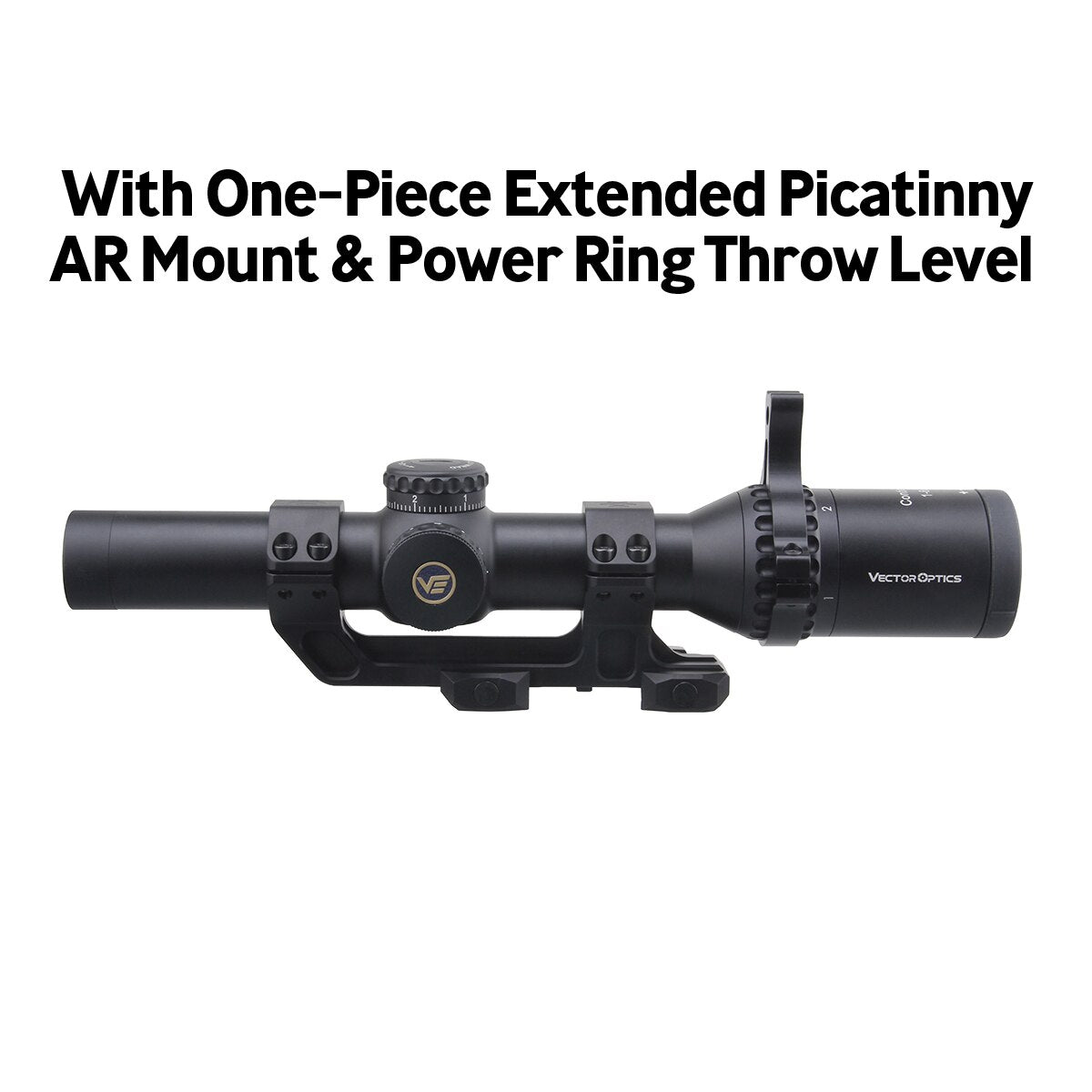 Vector Optics Continental 1-6x24 Tactical LPVO Riflescope