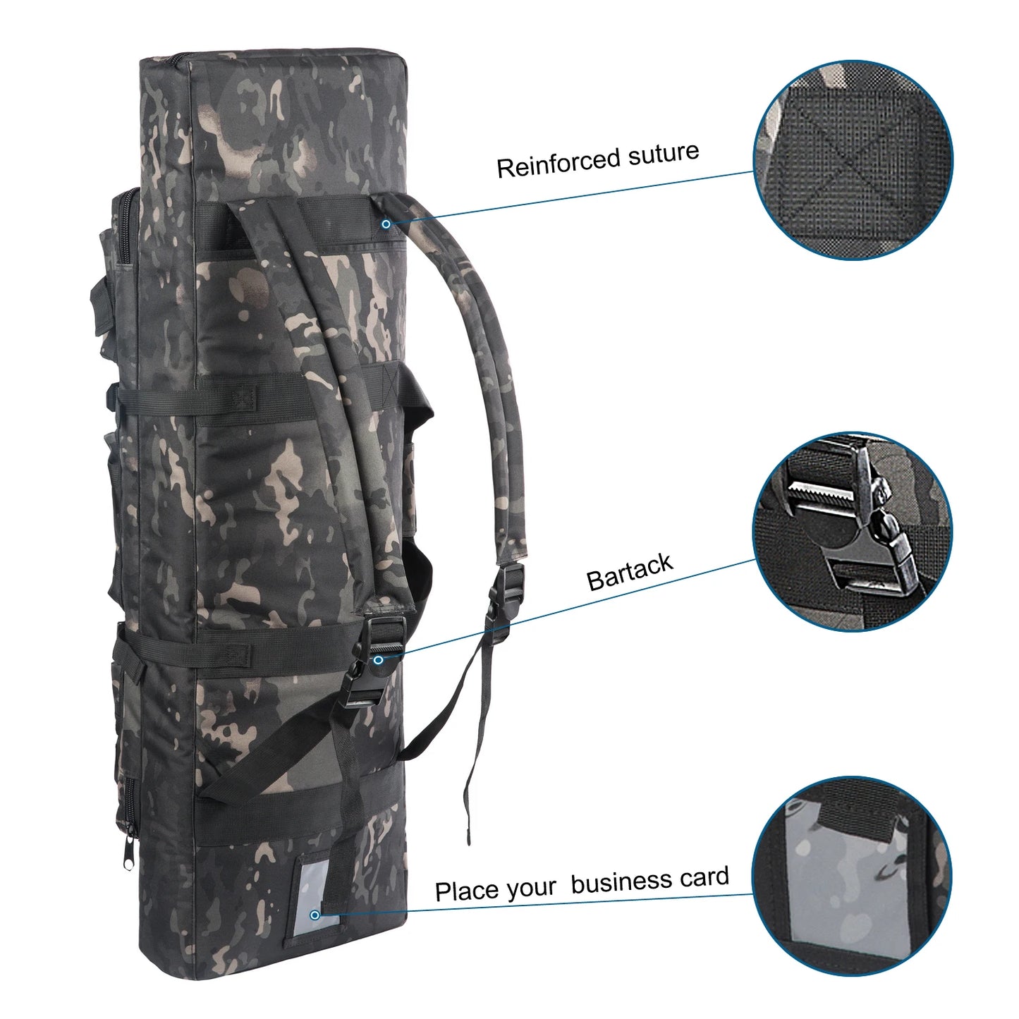 Waterproof Tactical Rifle Double Gun Case