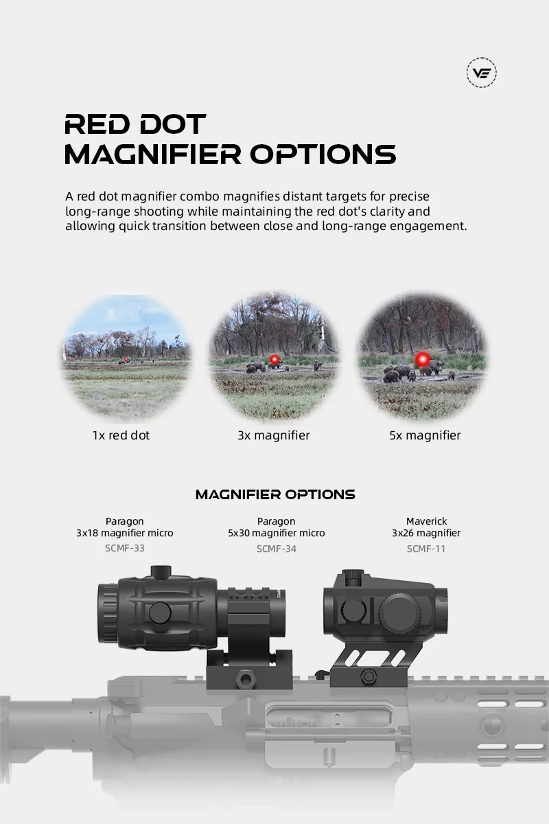 Vector Optics Maverick-II Plus 1x22 Double-Reticle Red Dot Sight