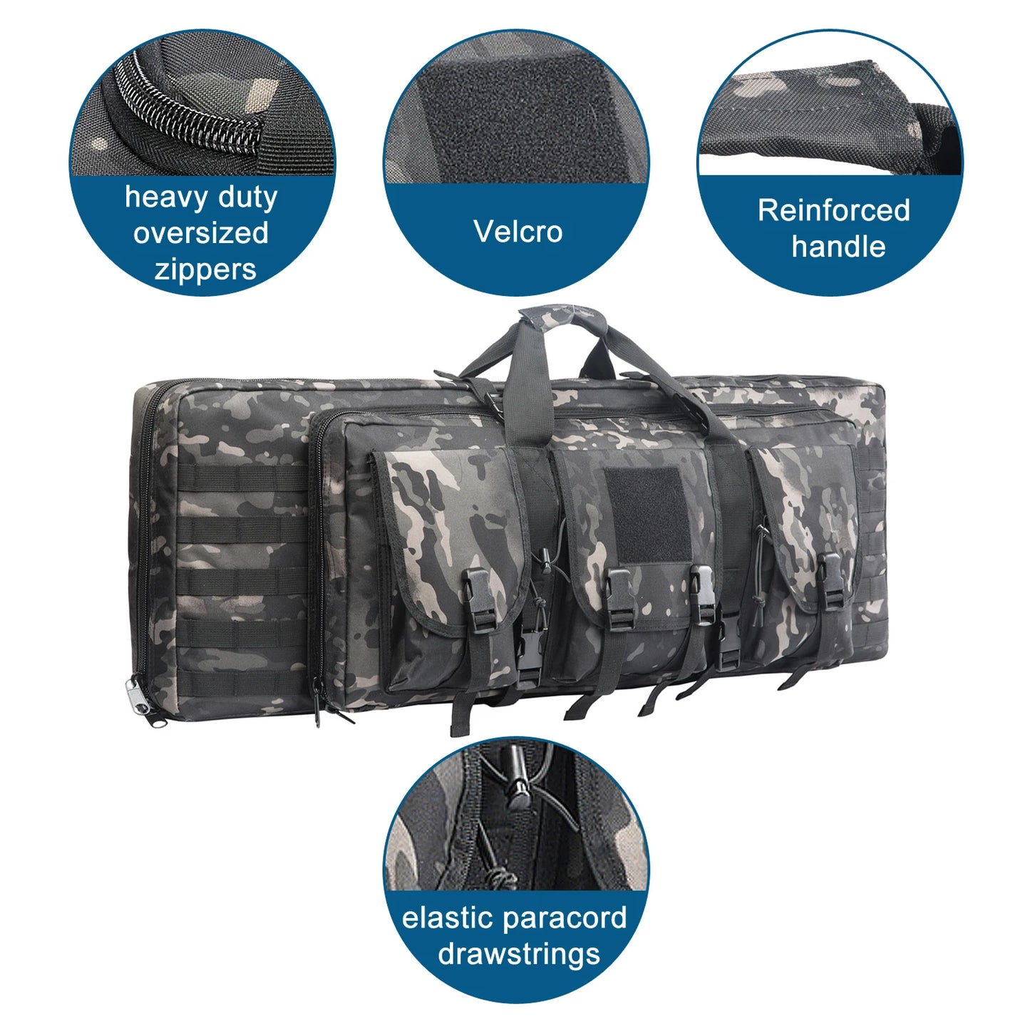 Waterproof Tactical Rifle Double Gun Case