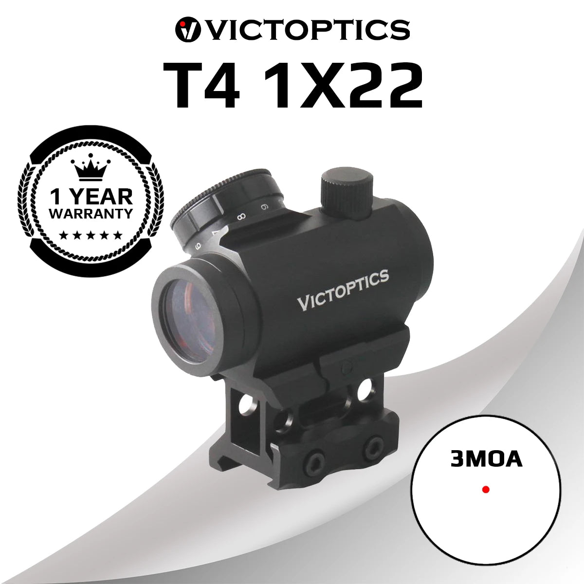 VictOptics 1x22 Red Dot Scope