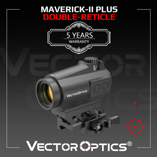 Vector Optics Maverick-II Plus 1x22 Double-Reticle Red Dot Sight