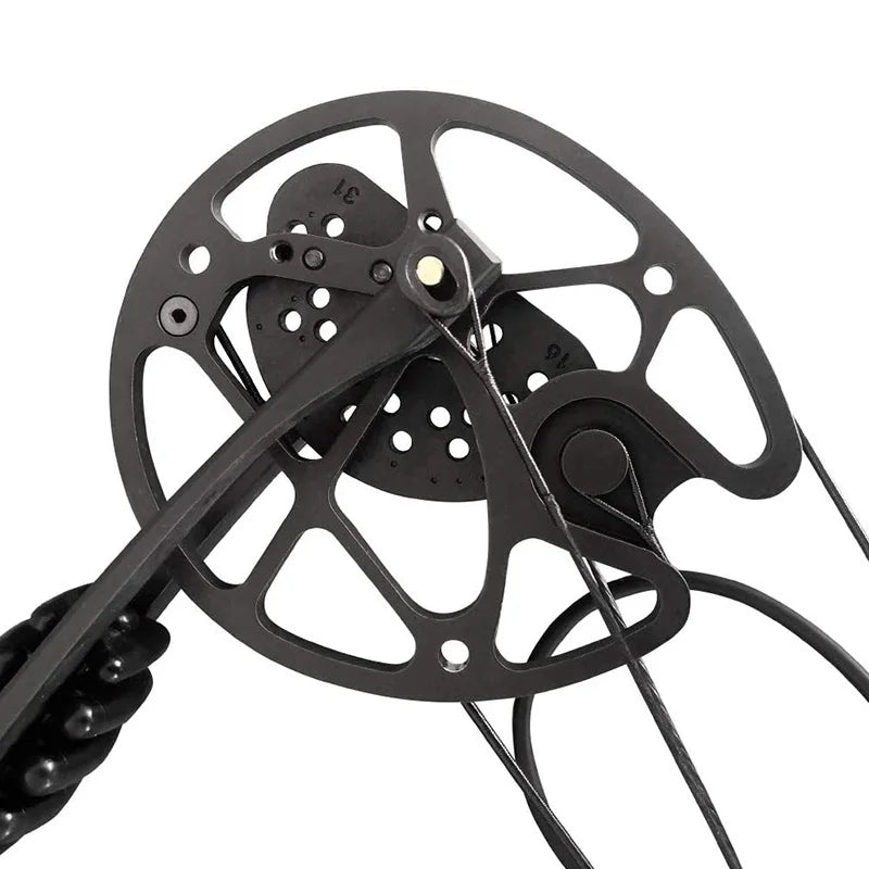 35-70lbs Compound Bow and Mix Carbon Arrow Set For Right Hand Shooter