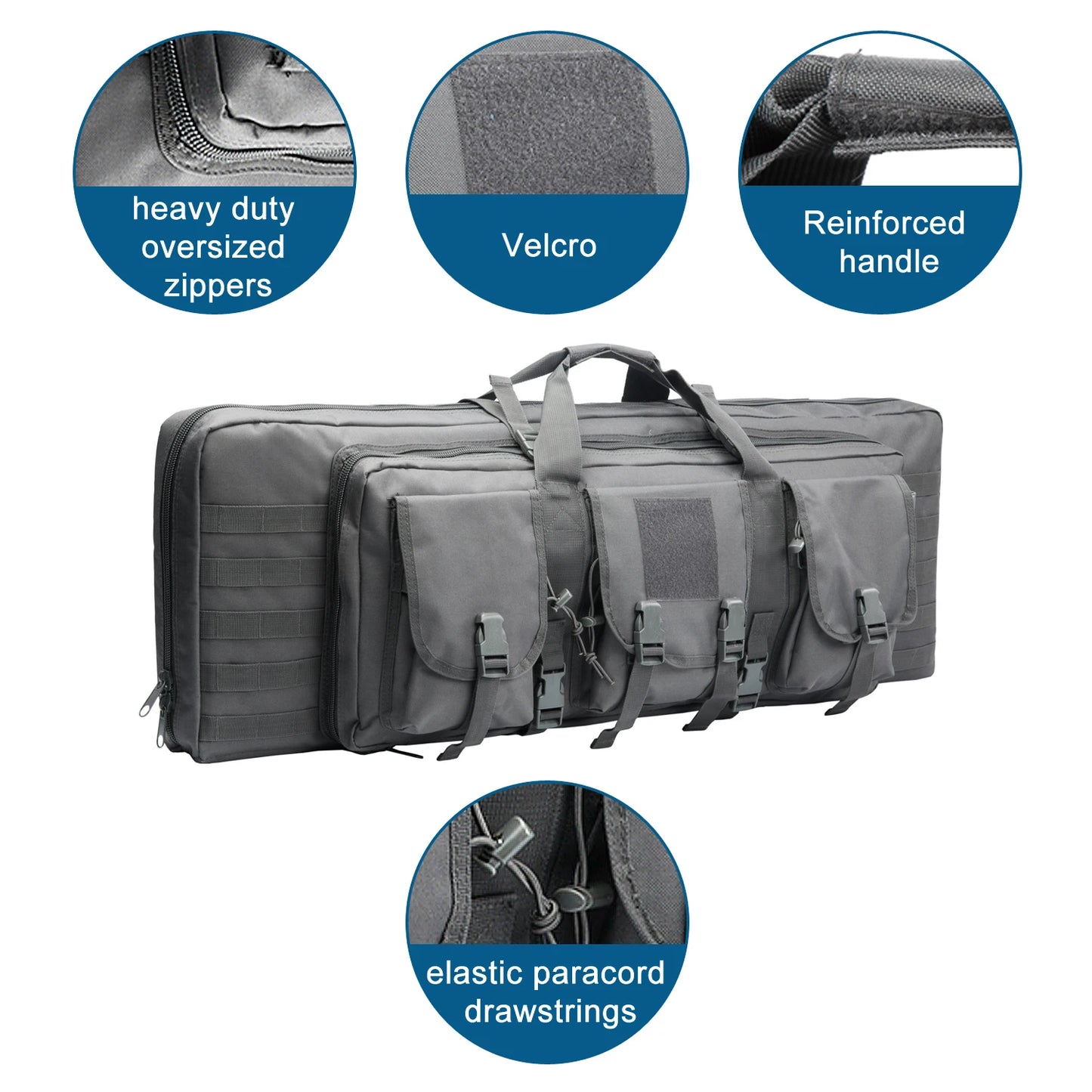 Waterproof Tactical Rifle Double Gun Case