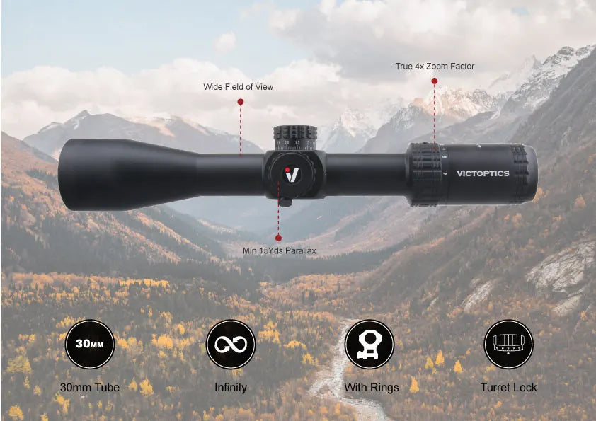 Victoptics S4 4-16x44 FFP SFP Riflescpe