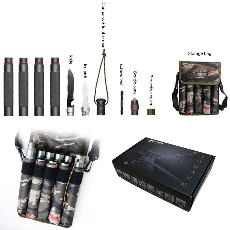 Multi-functional Tactical Trekking Poles