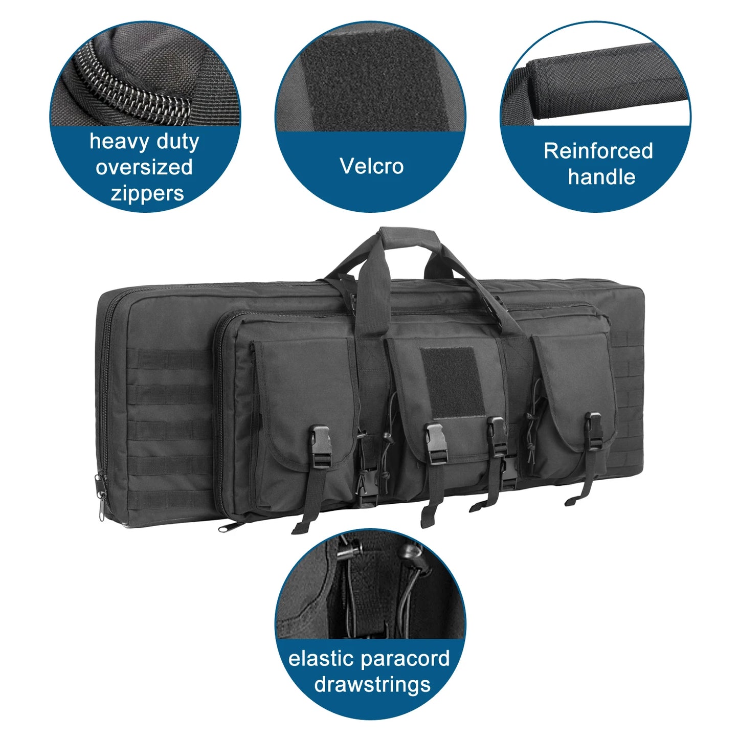 Waterproof Tactical Rifle Double Gun Case